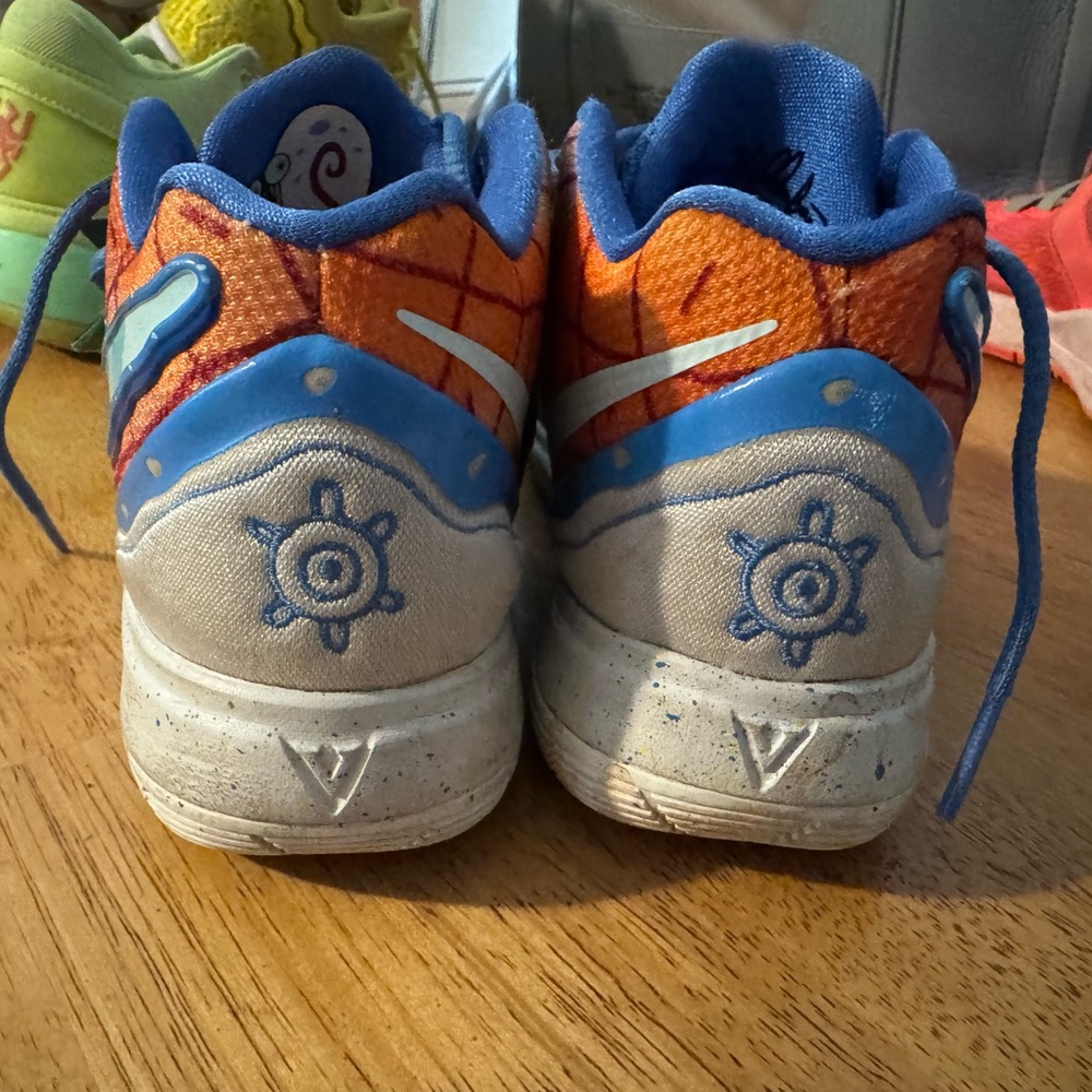 Kids' Orange and Blue Athletic Shoes
